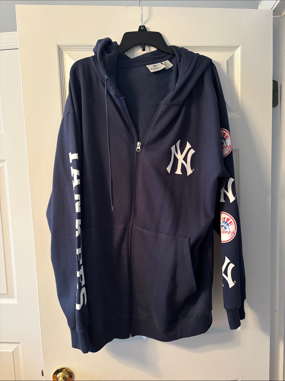 Fanatics Navy New York Yankees Full-Zip Hoodie Jacket